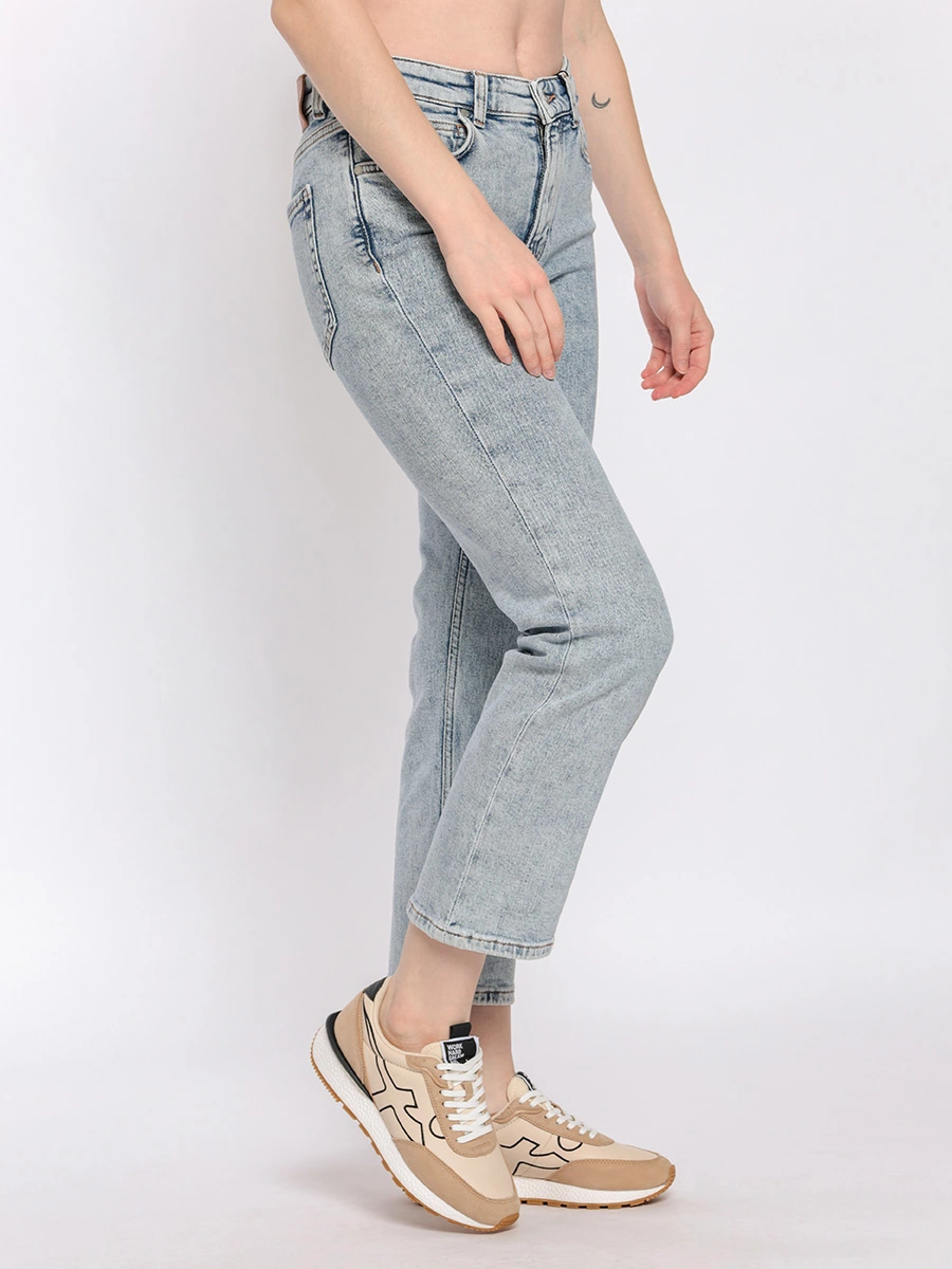 Укороченные джинсы LINDE в винтажном стиле